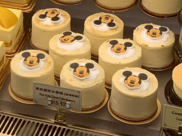 香港ディズニーランド ミッキーのニューヨークチーズケーキ