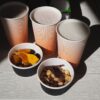 S.S.コロンビア号 デッキ ビールとおつまみ